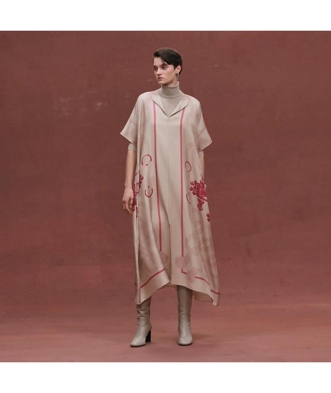 HERMES Шелковое платье, фото 7