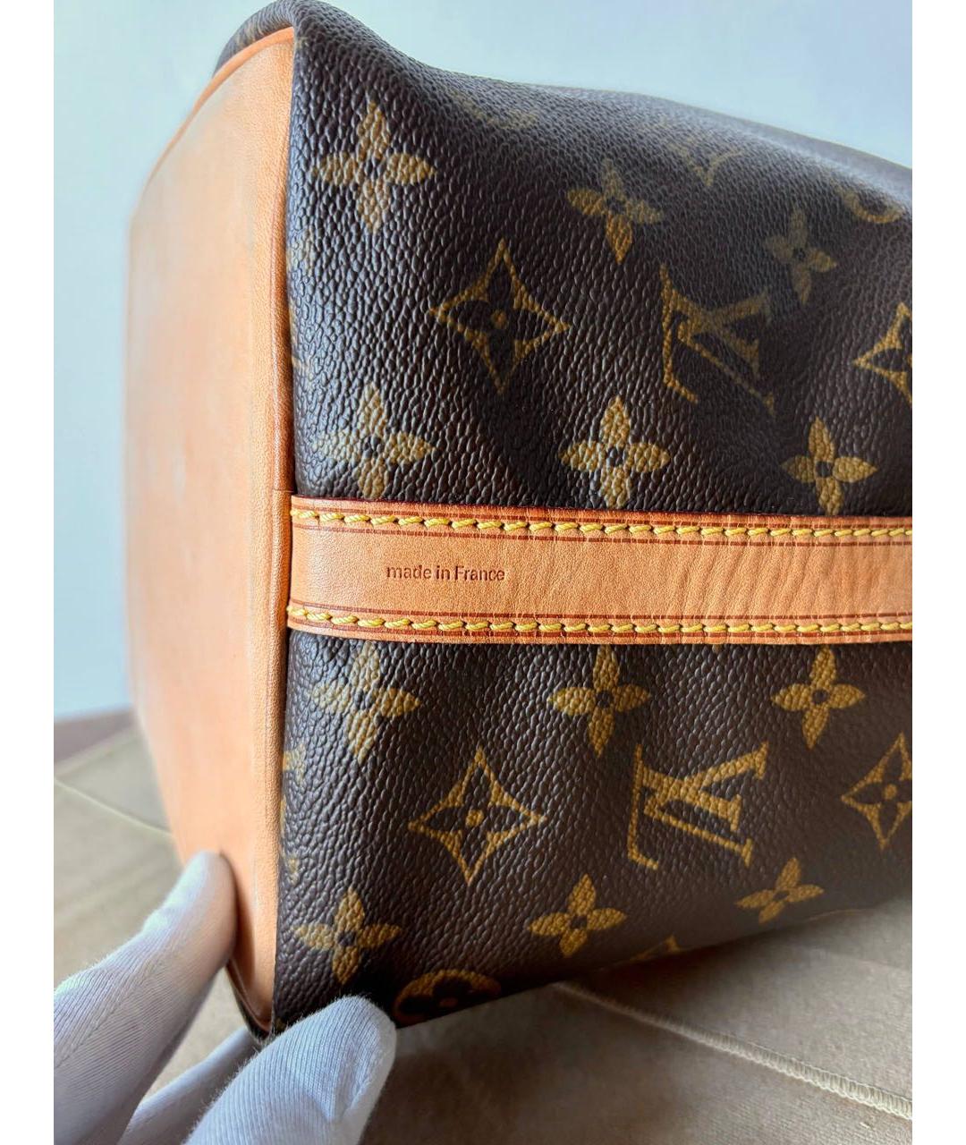 LOUIS VUITTON Коричневая сумка тоут, фото 8