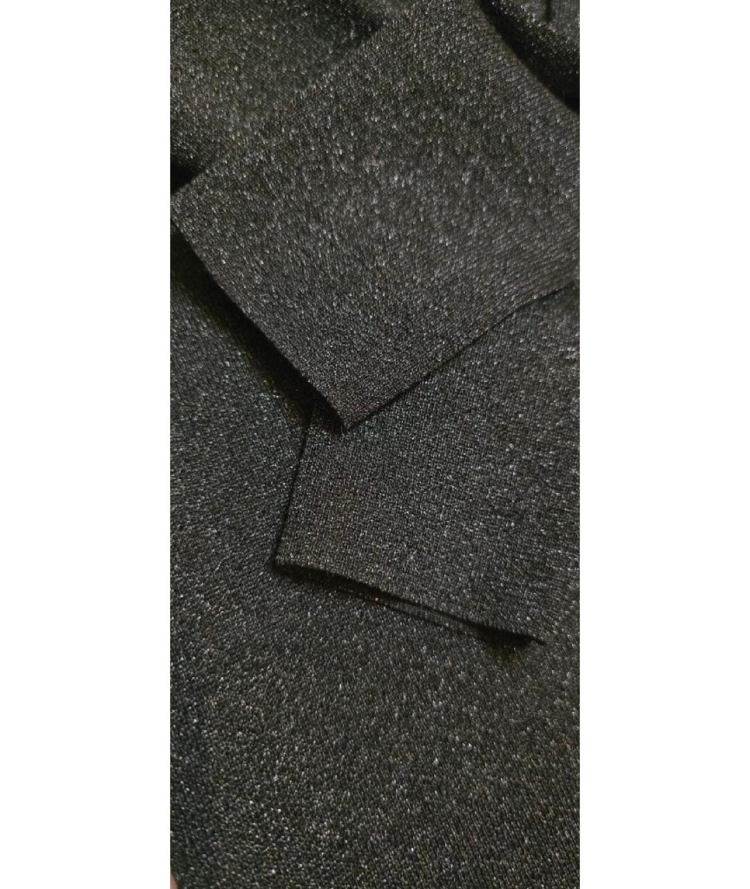 ALICE+OLIVIA Черное шерстяное коктейльное платье, фото 9