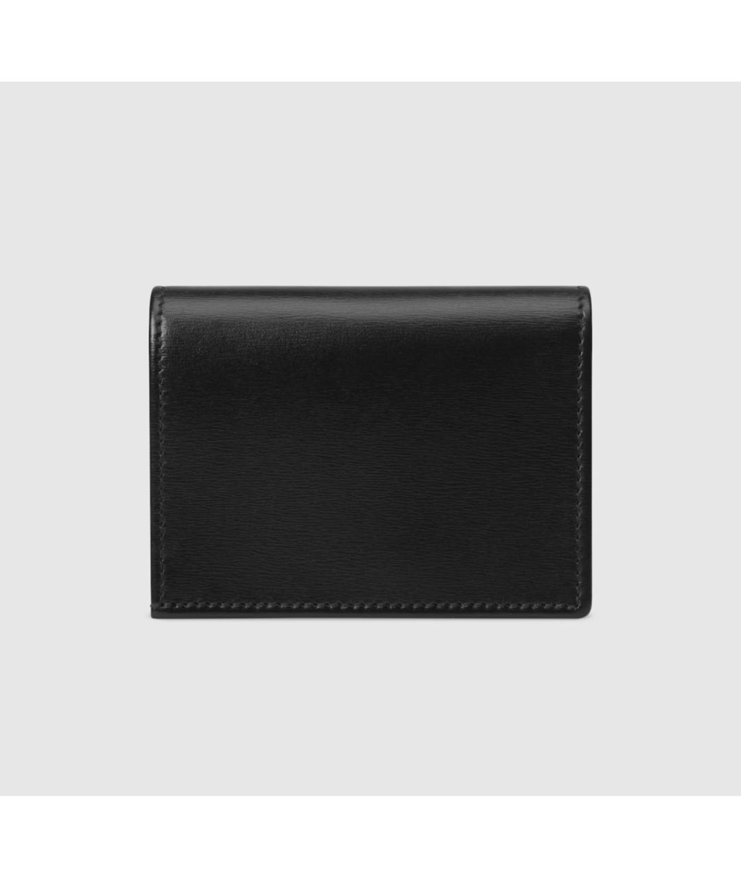GUCCI Черный кожаный кошелек, фото 3