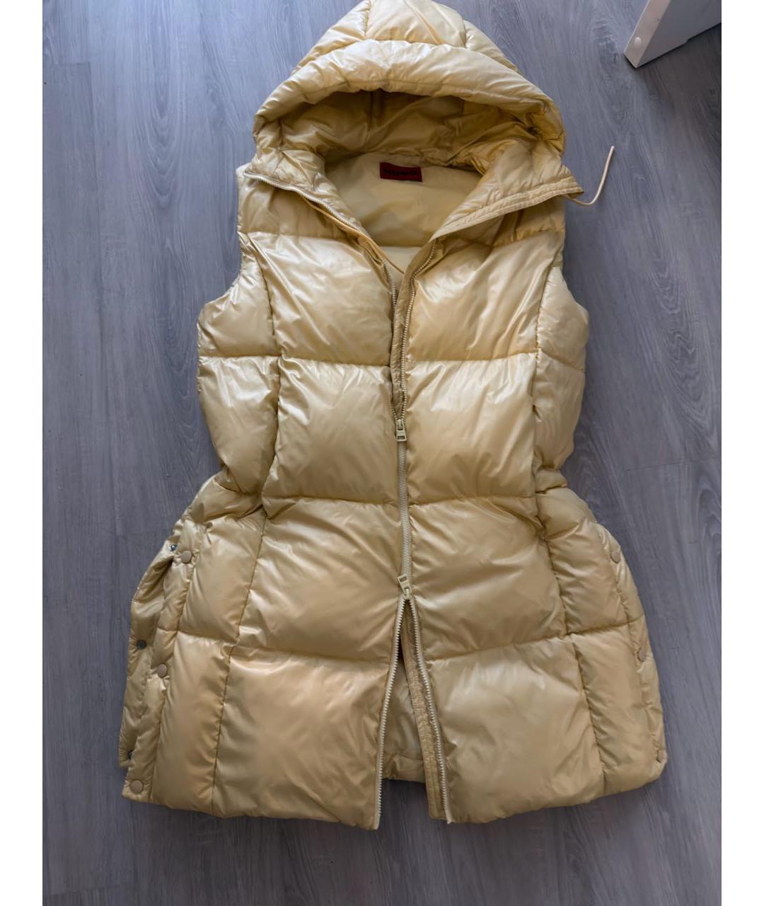 HUGO Желтый полиэстеровый жилет, фото 4