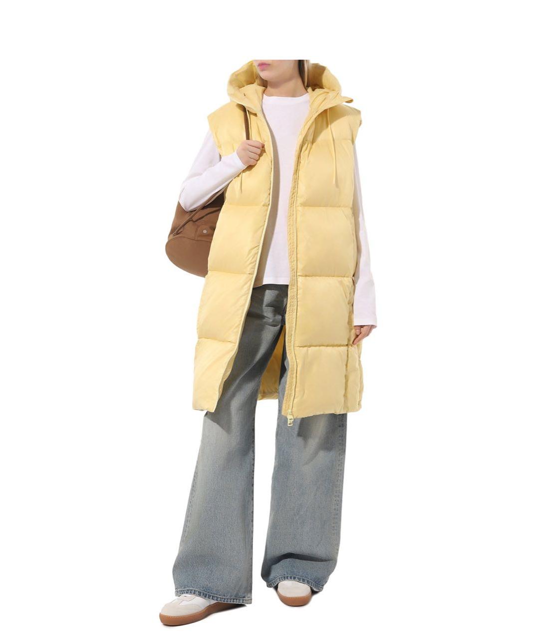 HUGO Желтый полиэстеровый жилет, фото 5