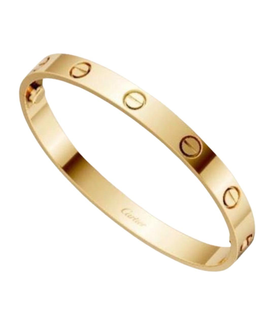 CARTIER Золотой браслет из желтого золота, фото 1