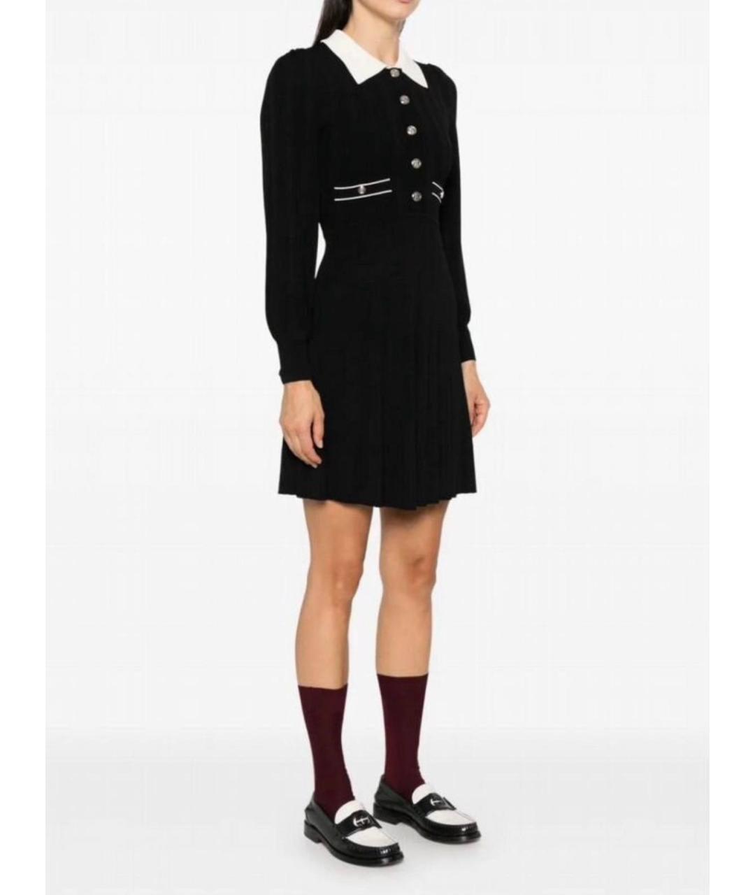 SANDRO Черное коктейльное платье, фото 2