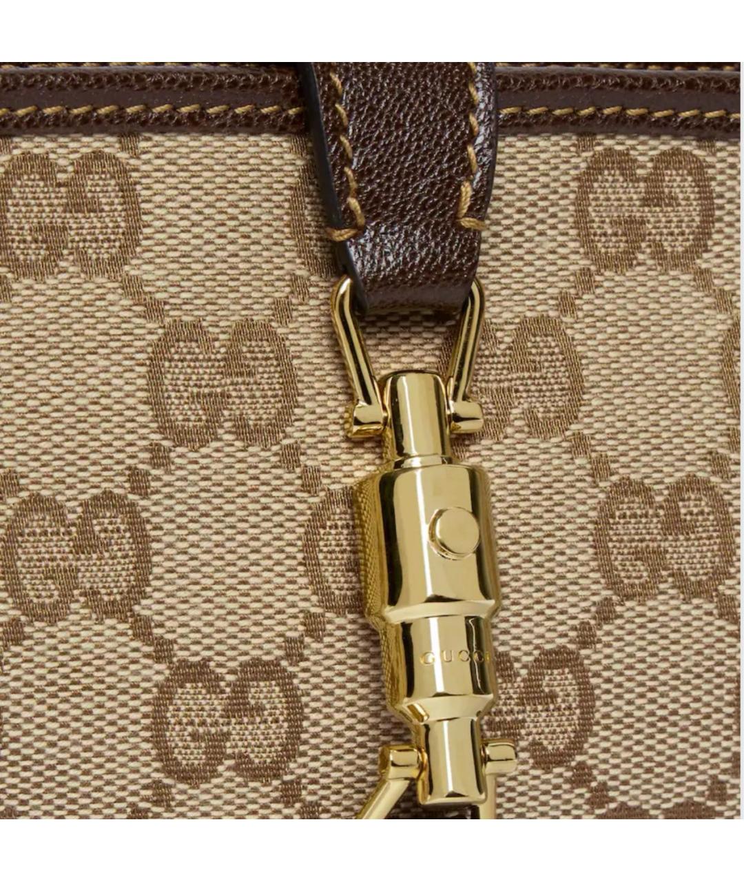 GUCCI Бежевая косметичка, фото 4