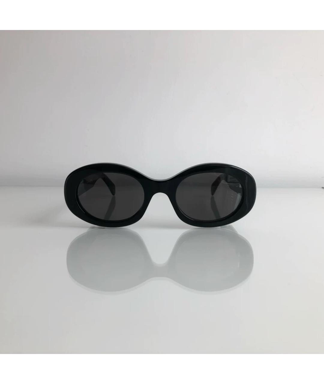 CELINE Черные пластиковые солнцезащитные очки, фото 8