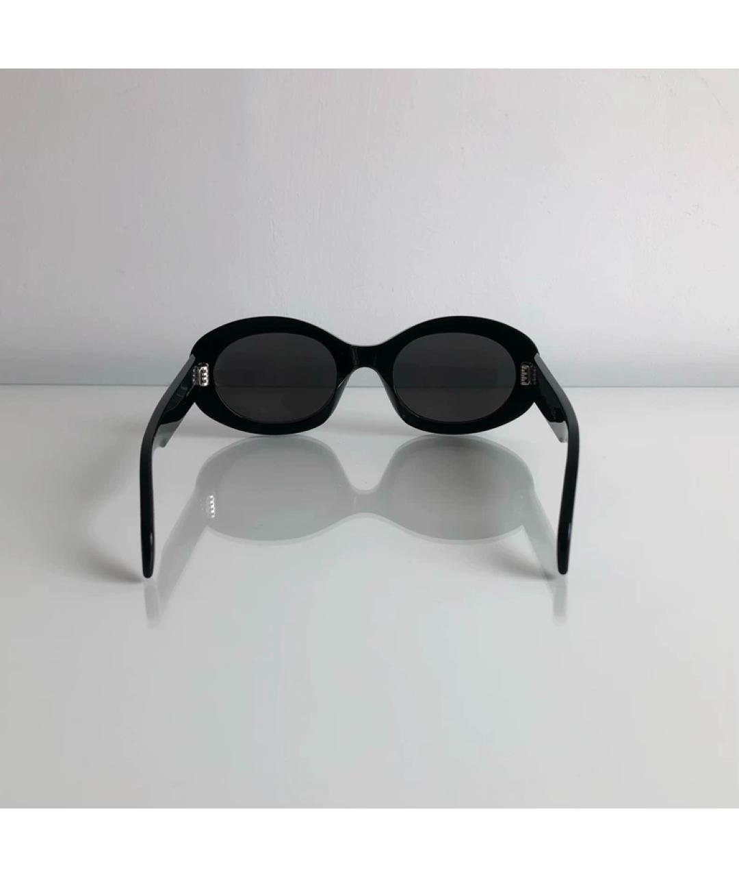 CELINE Черные пластиковые солнцезащитные очки, фото 4