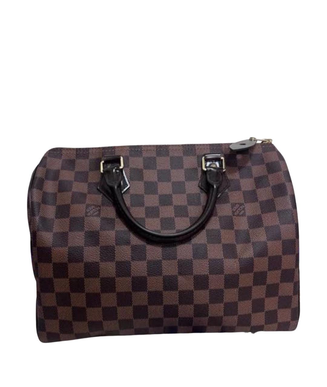 LOUIS VUITTON Коричневая сумка с короткими ручками, фото 1