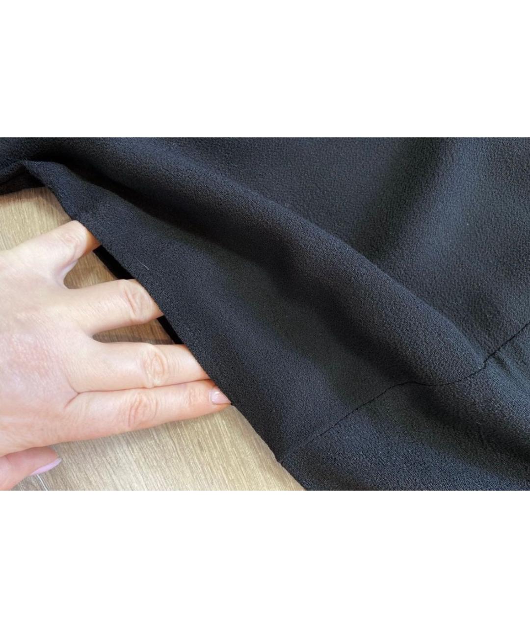 SEE BY CHLOE Черный шелковый комбинезон, фото 6