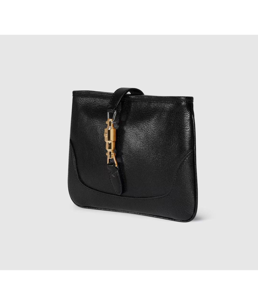 GUCCI Черная кожаная косметичка, фото 2