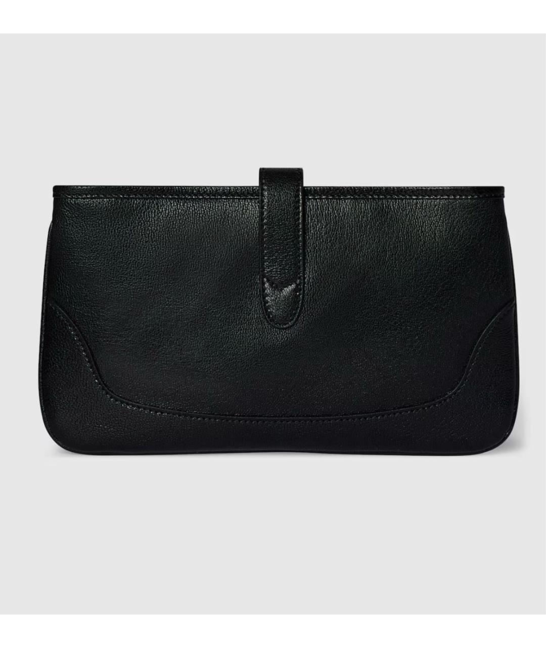 GUCCI Черная кожаная косметичка, фото 5