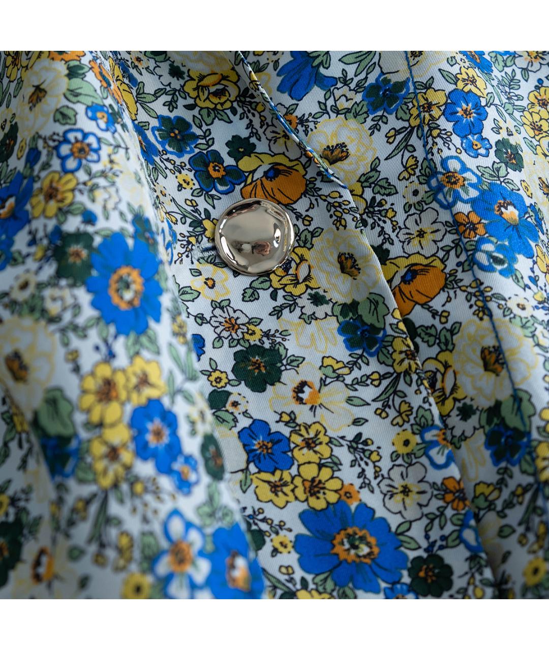 SANDRO Мульти шелковое повседневное платье, фото 3