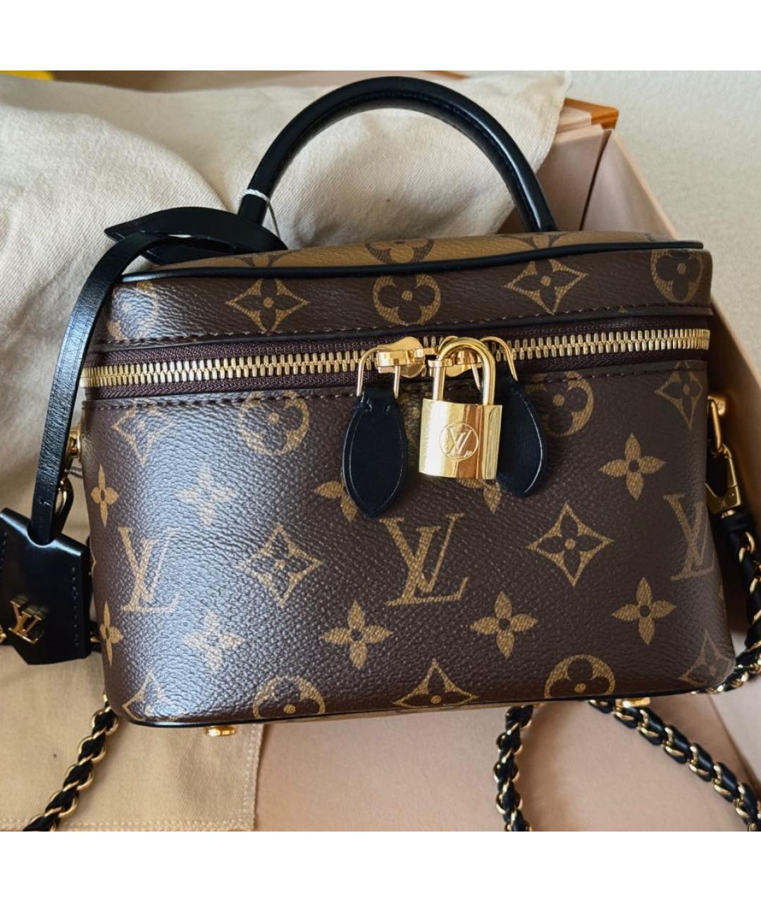 LOUIS VUITTON Коричневая сумка через плечо, фото 4