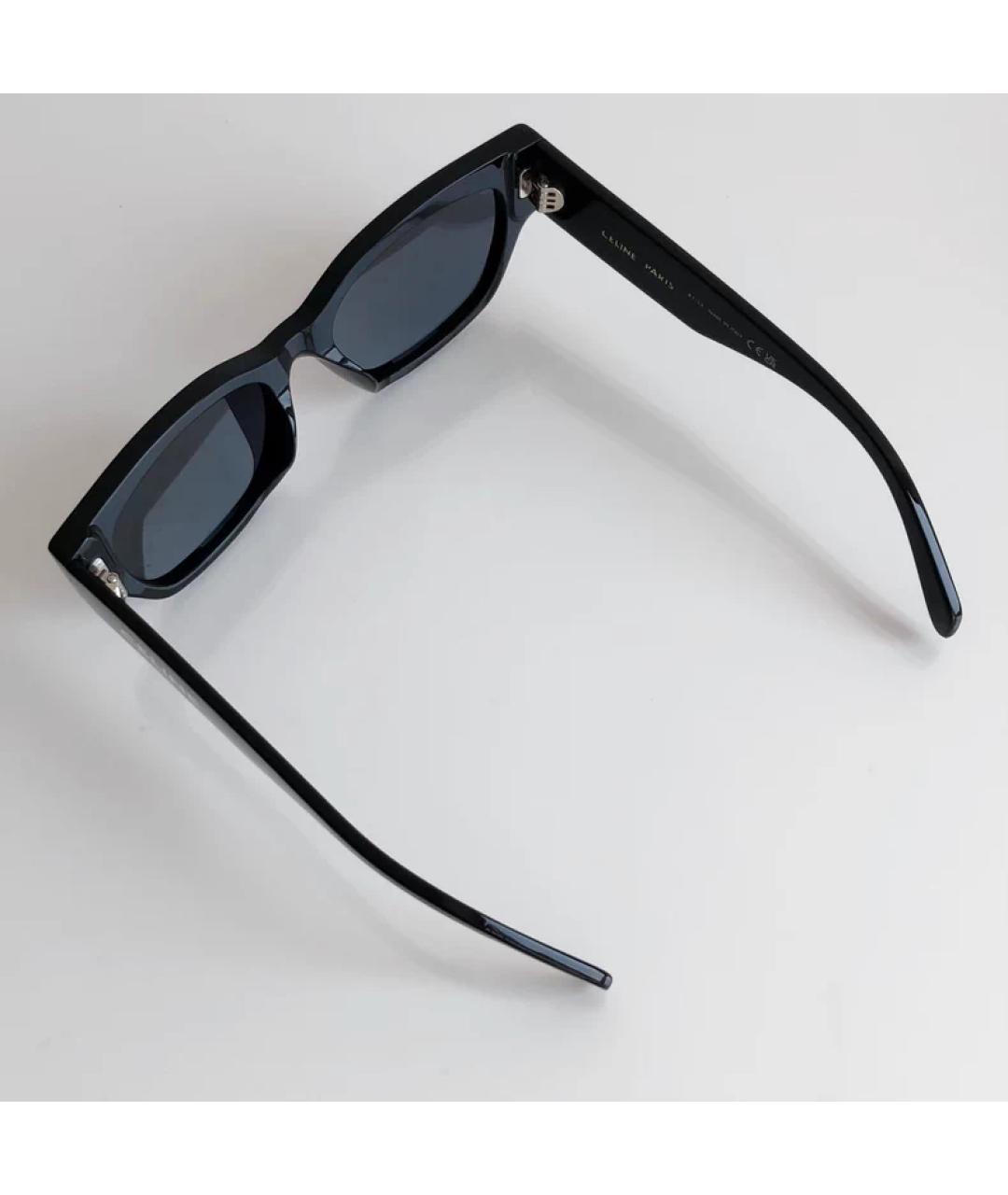 CELINE Черные пластиковые солнцезащитные очки, фото 3