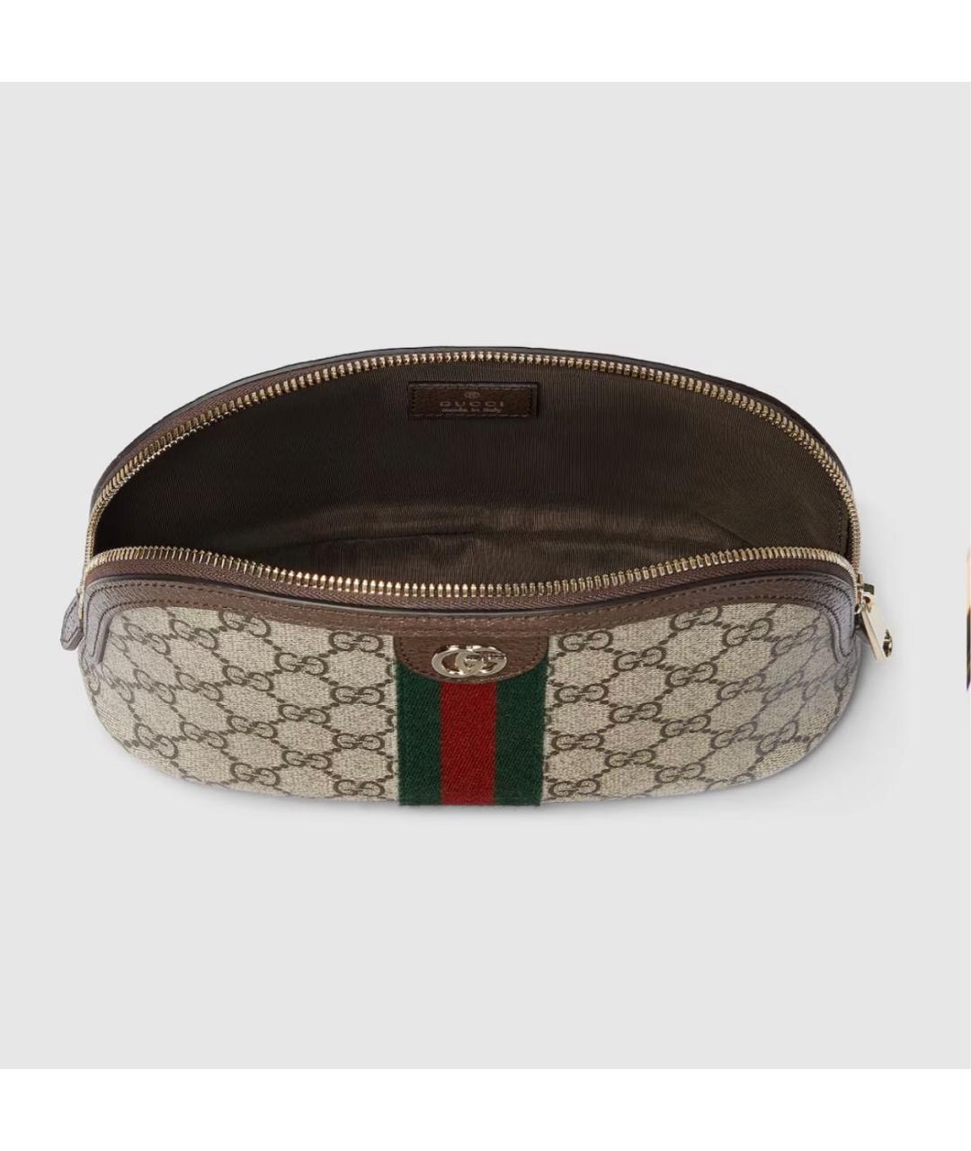 GUCCI Бежевая косметичка, фото 6