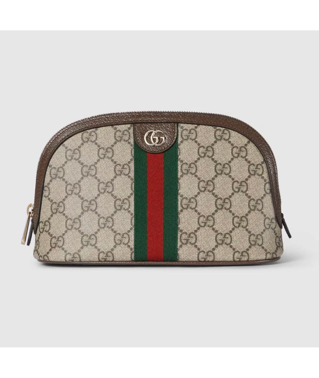 GUCCI Бежевая косметичка, фото 8