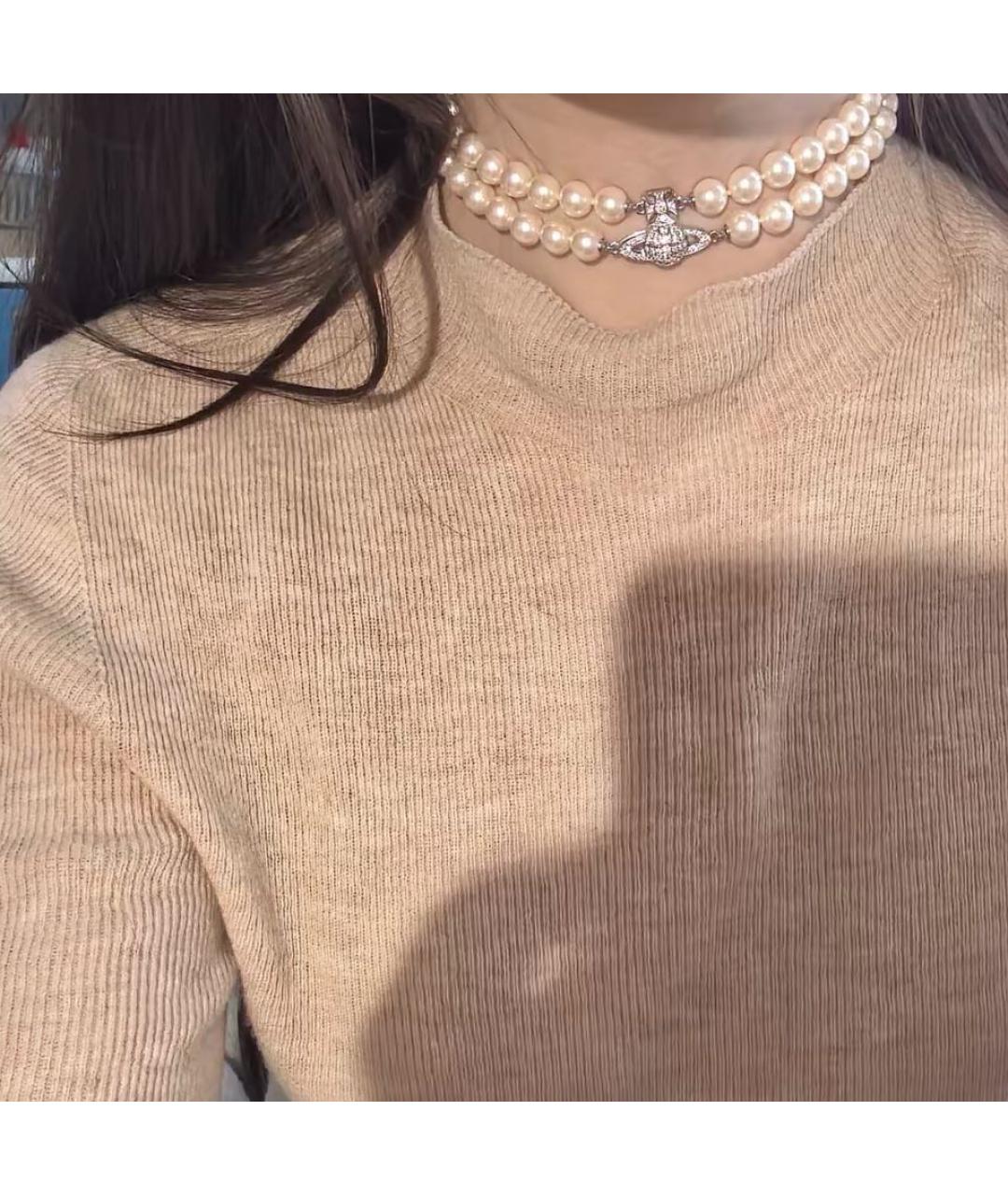 VIVIENNE WESTWOOD Белое колье, фото 3