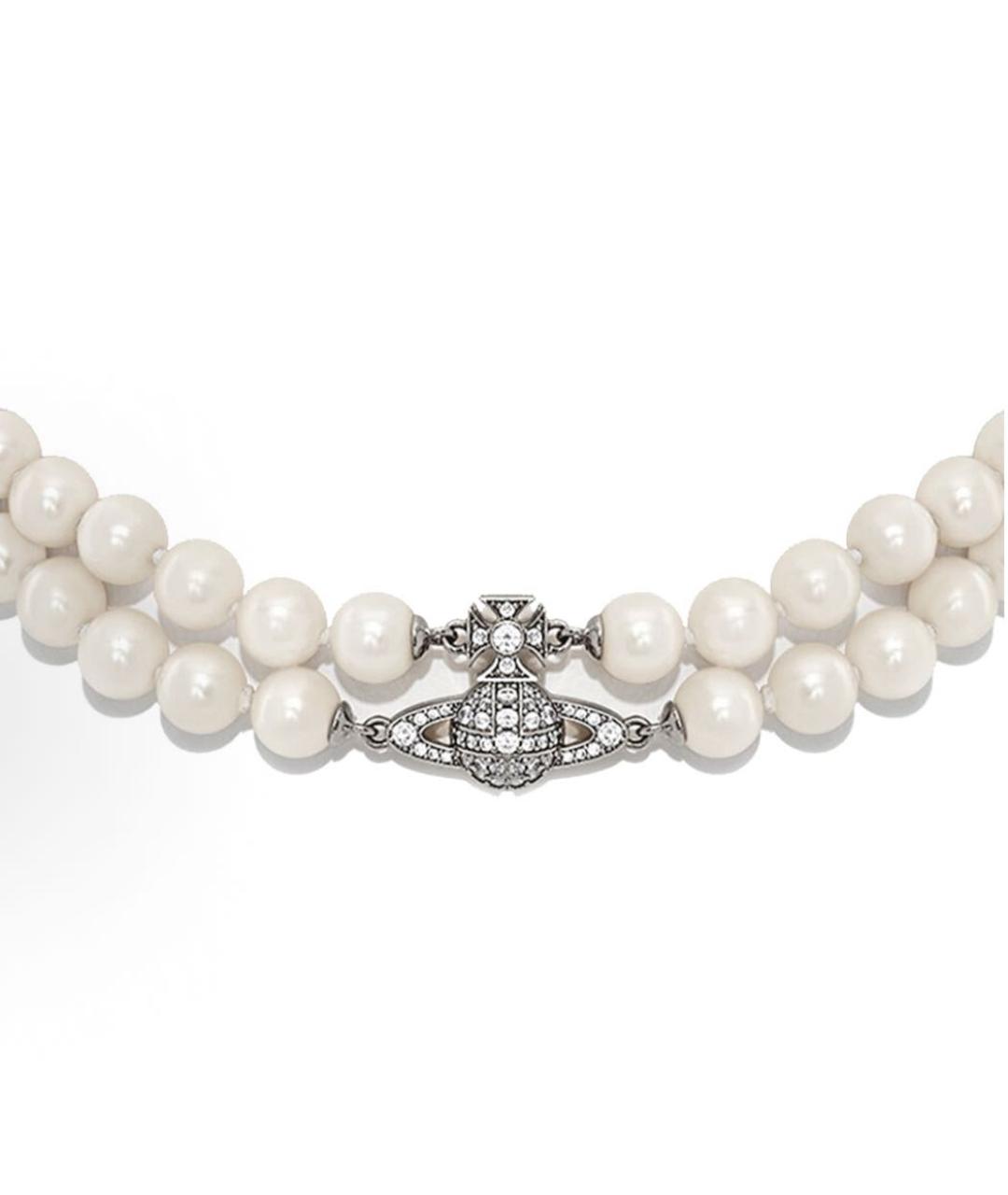 VIVIENNE WESTWOOD Белое колье, фото 4