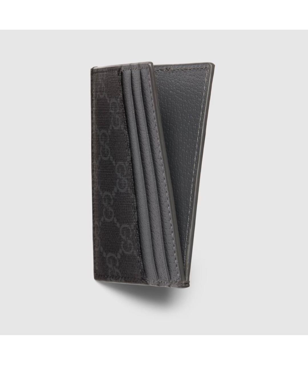 GUCCI Серый кожаный кардхолдер, фото 2