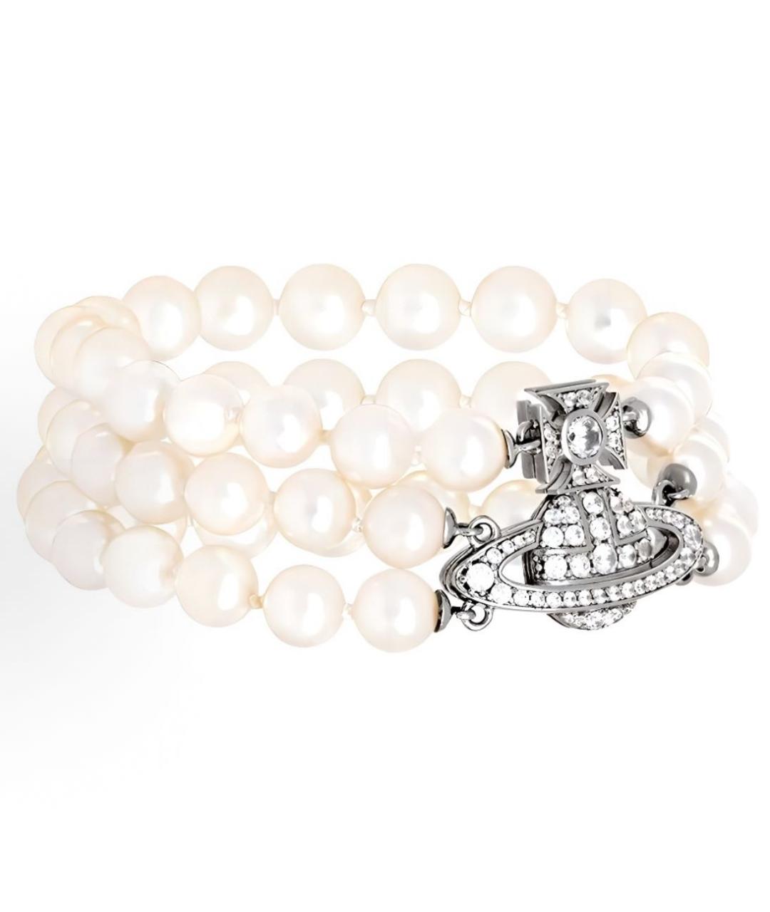 VIVIENNE WESTWOOD Белый браслет, фото 3