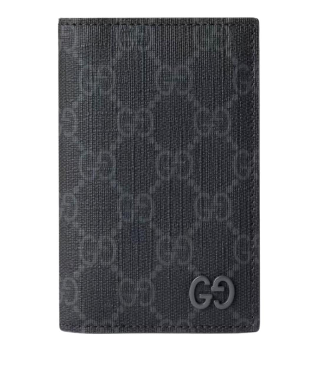GUCCI Антрацитовый кардхолдер, фото 1