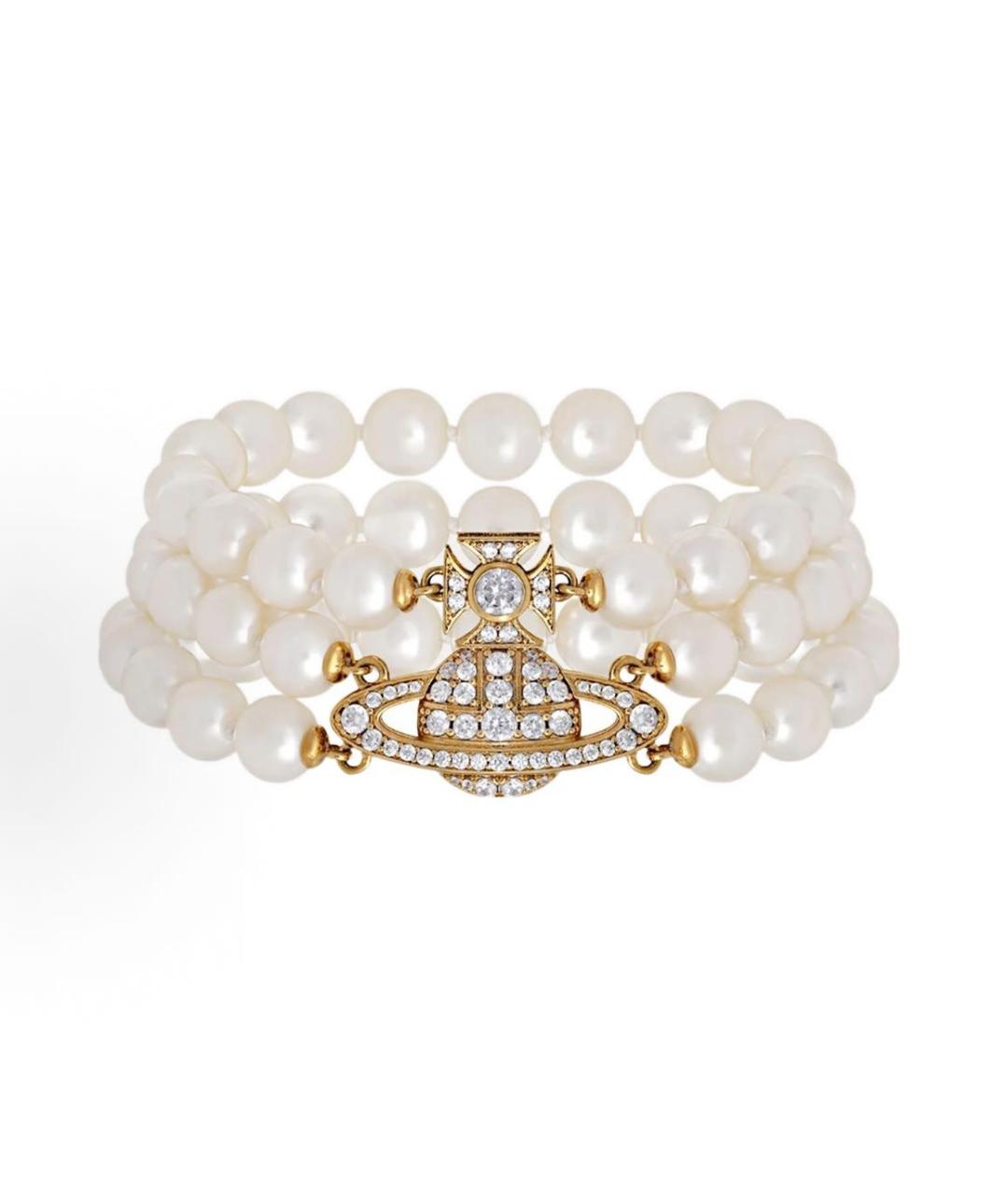 VIVIENNE WESTWOOD Белый браслет, фото 5