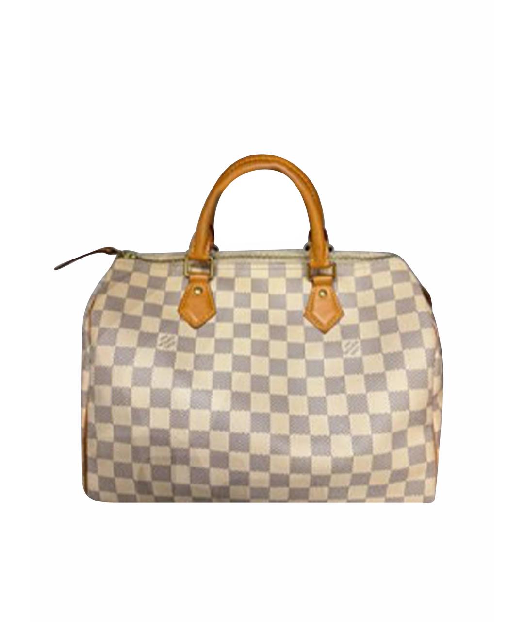 LOUIS VUITTON Бежевая сумка с короткими ручками, фото 1