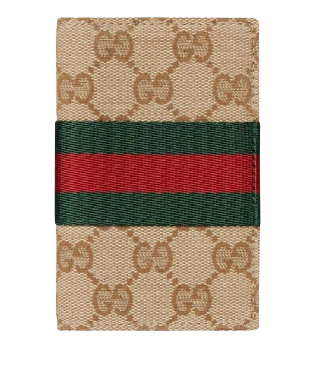 GUCCI Бежевый кардхолдер, фото 1