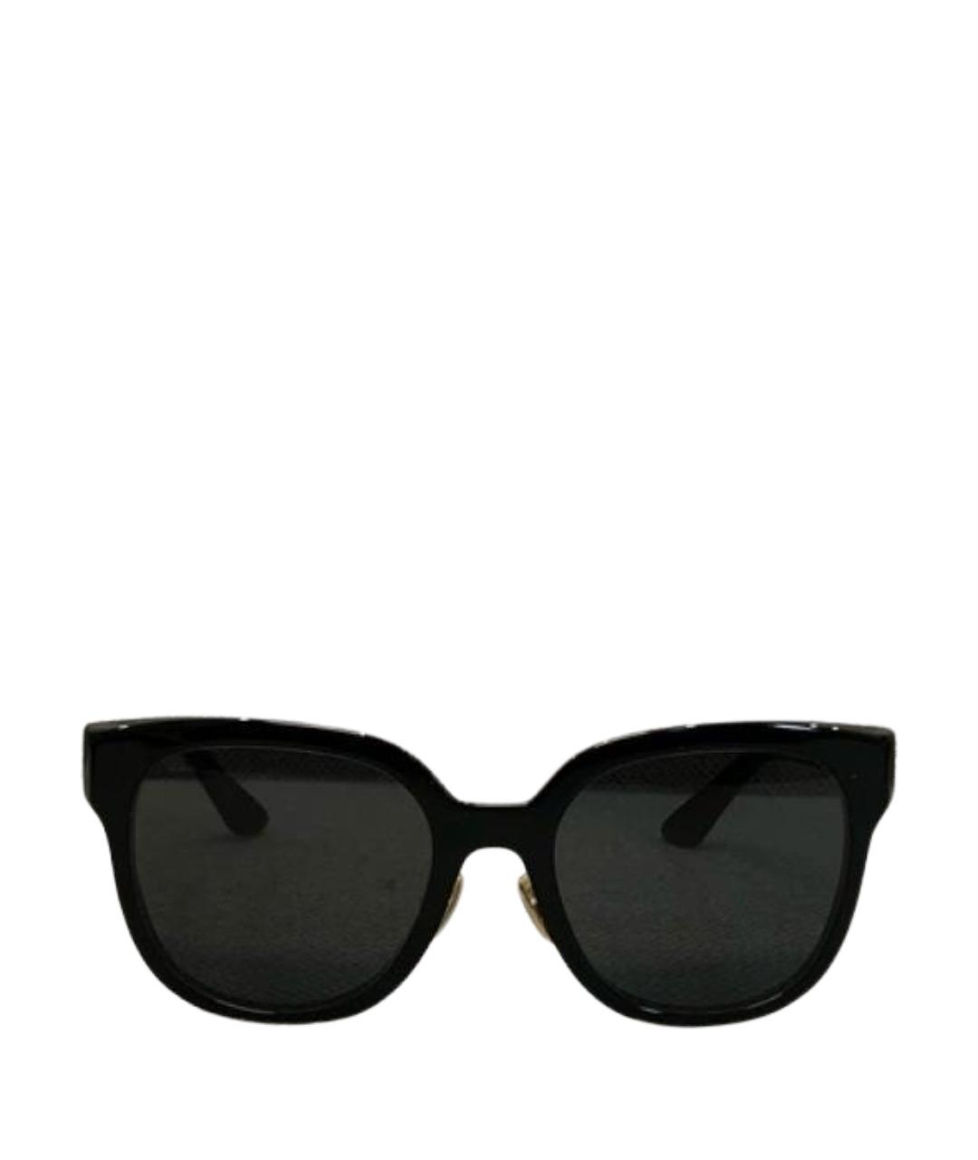 MIU MIU Черные пластиковые солнцезащитные очки, фото 1