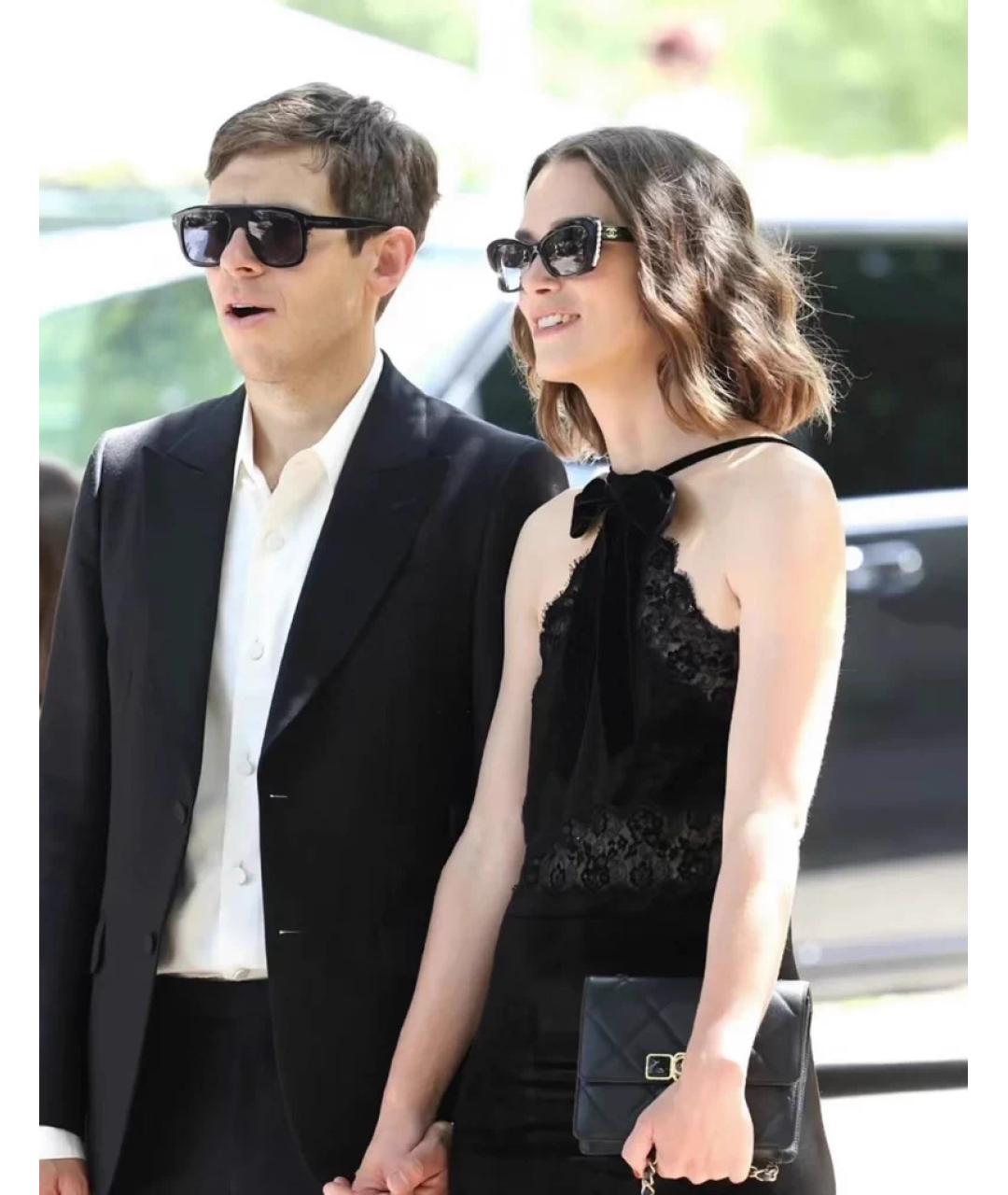 CHANEL Черные пластиковые солнцезащитные очки, фото 5