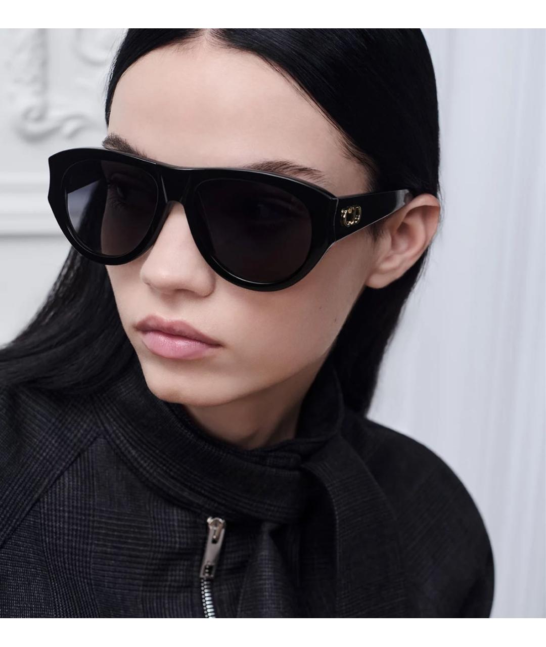 CHRISTIAN DIOR Черные солнцезащитные очки, фото 3