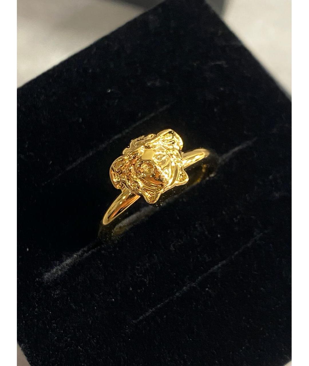 VERSACE Золотое латунное кольцо, фото 5