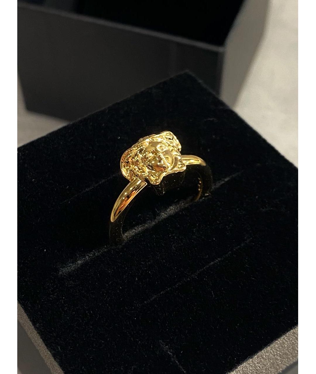 VERSACE Золотое латунное кольцо, фото 2