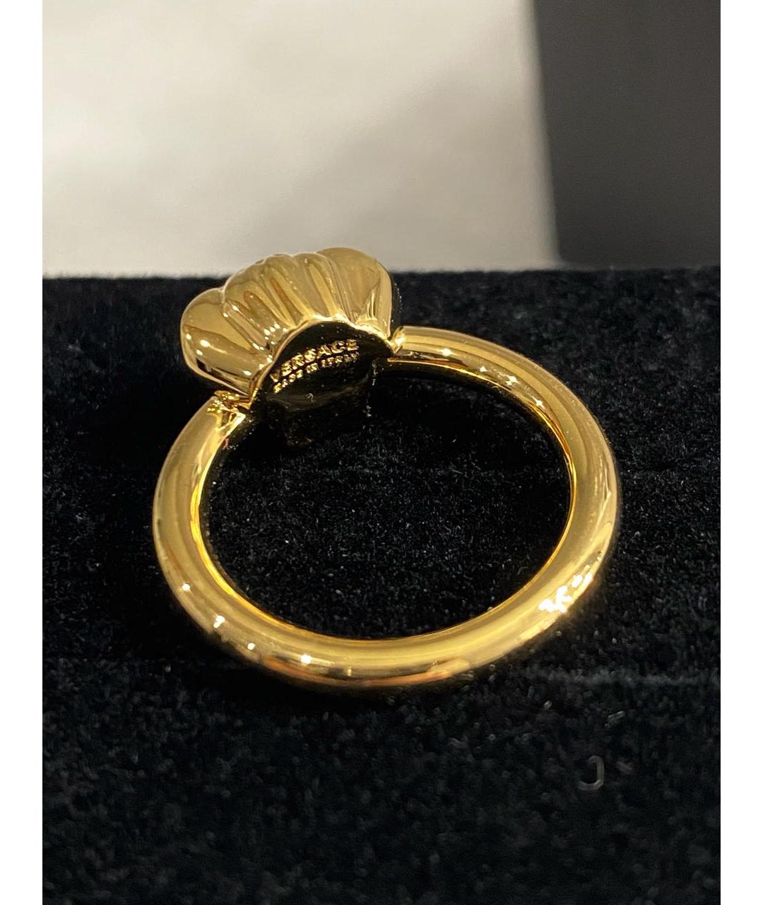 VERSACE Золотое латунное кольцо, фото 4