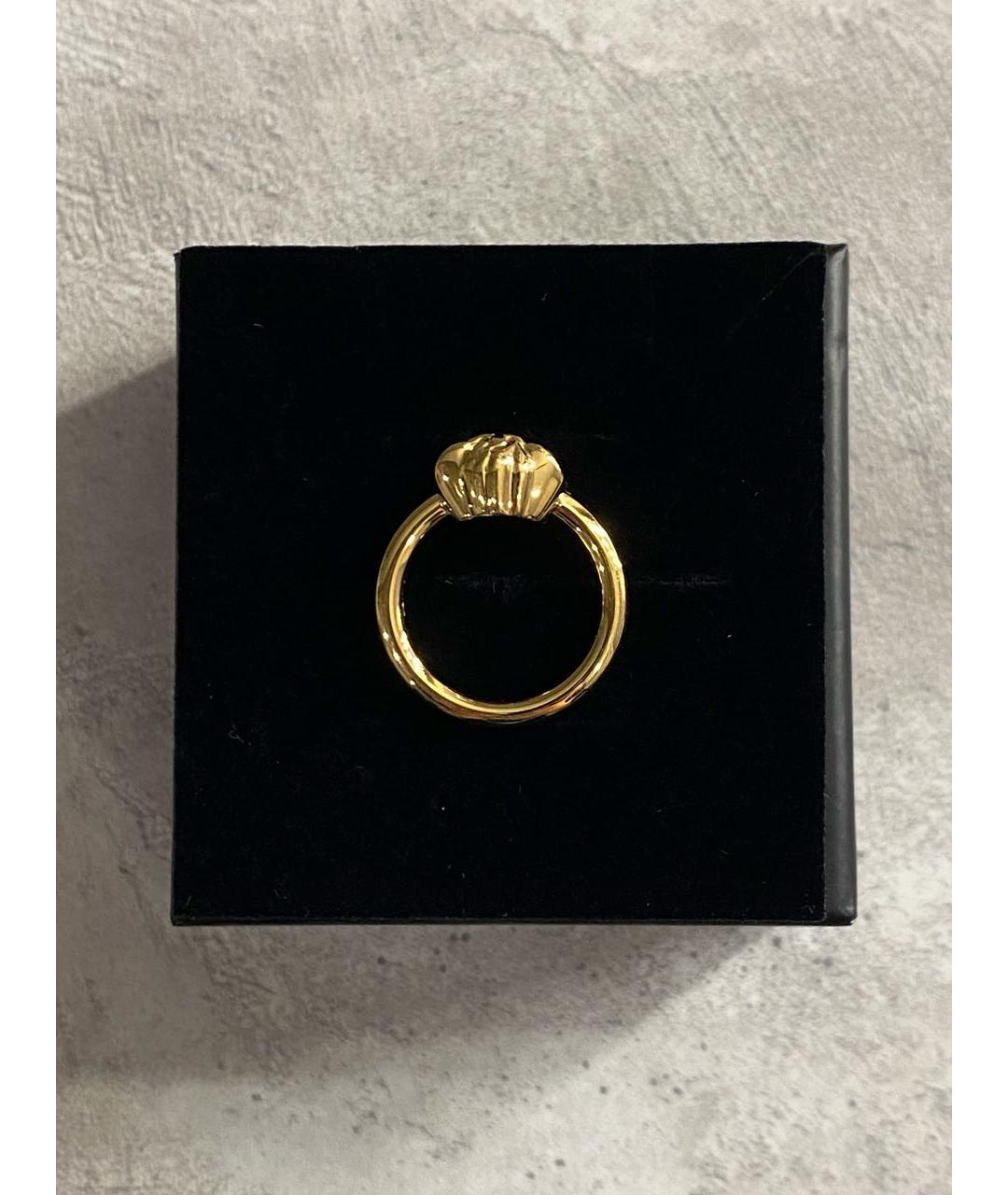 VERSACE Золотое латунное кольцо, фото 3