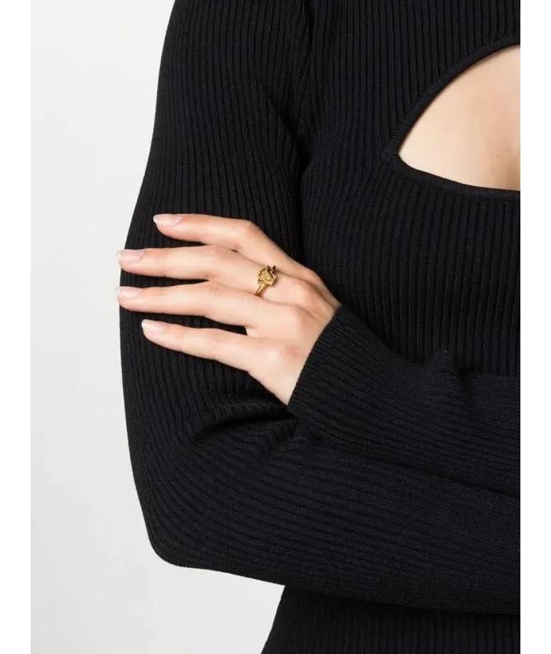 VERSACE Золотое латунное кольцо, фото 7