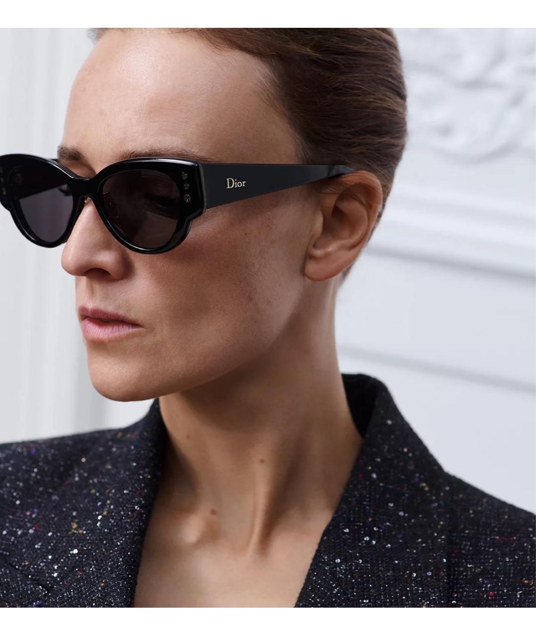CHRISTIAN DIOR Черные солнцезащитные очки, фото 2
