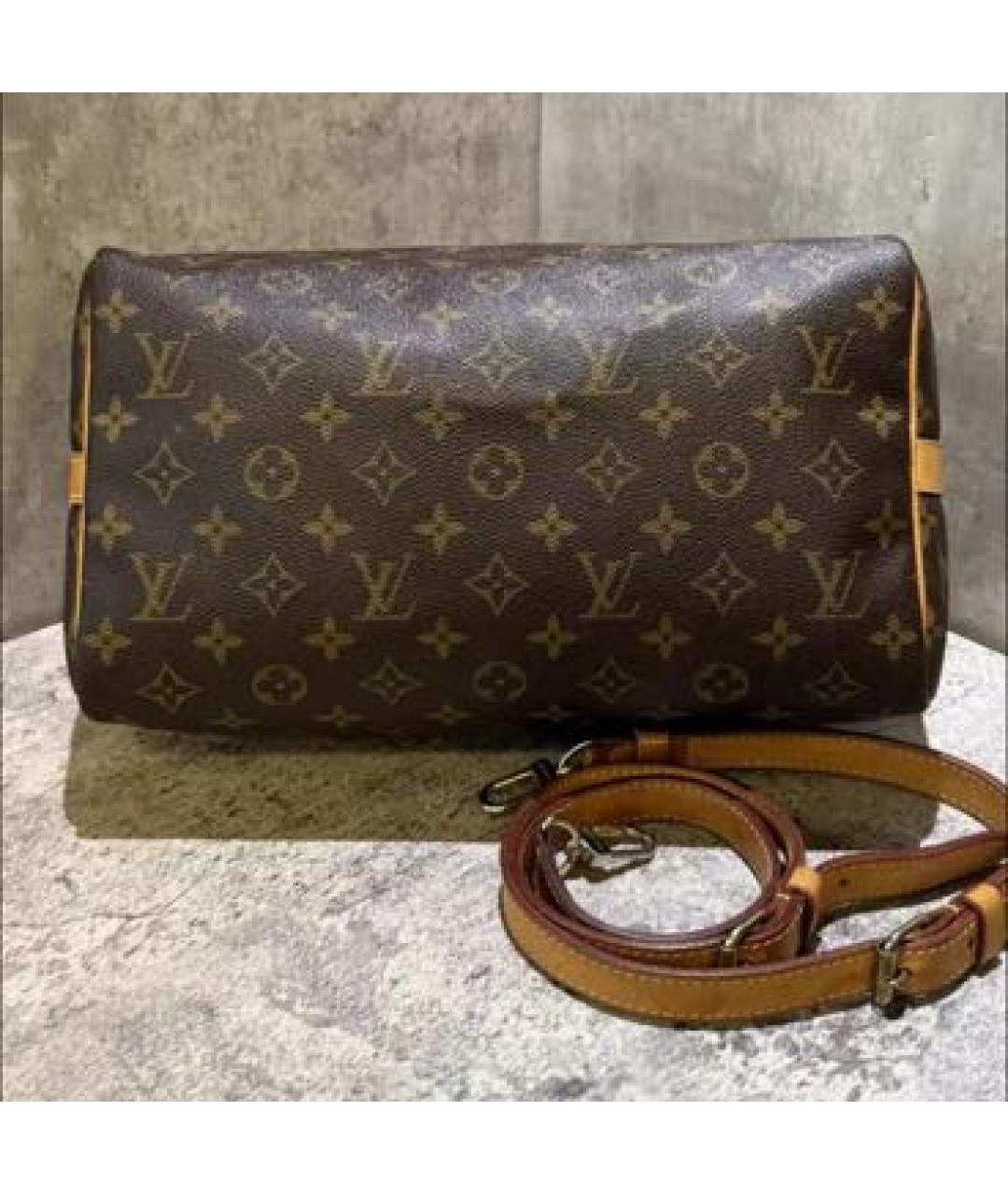 LOUIS VUITTON Коричневая сумка через плечо, фото 3