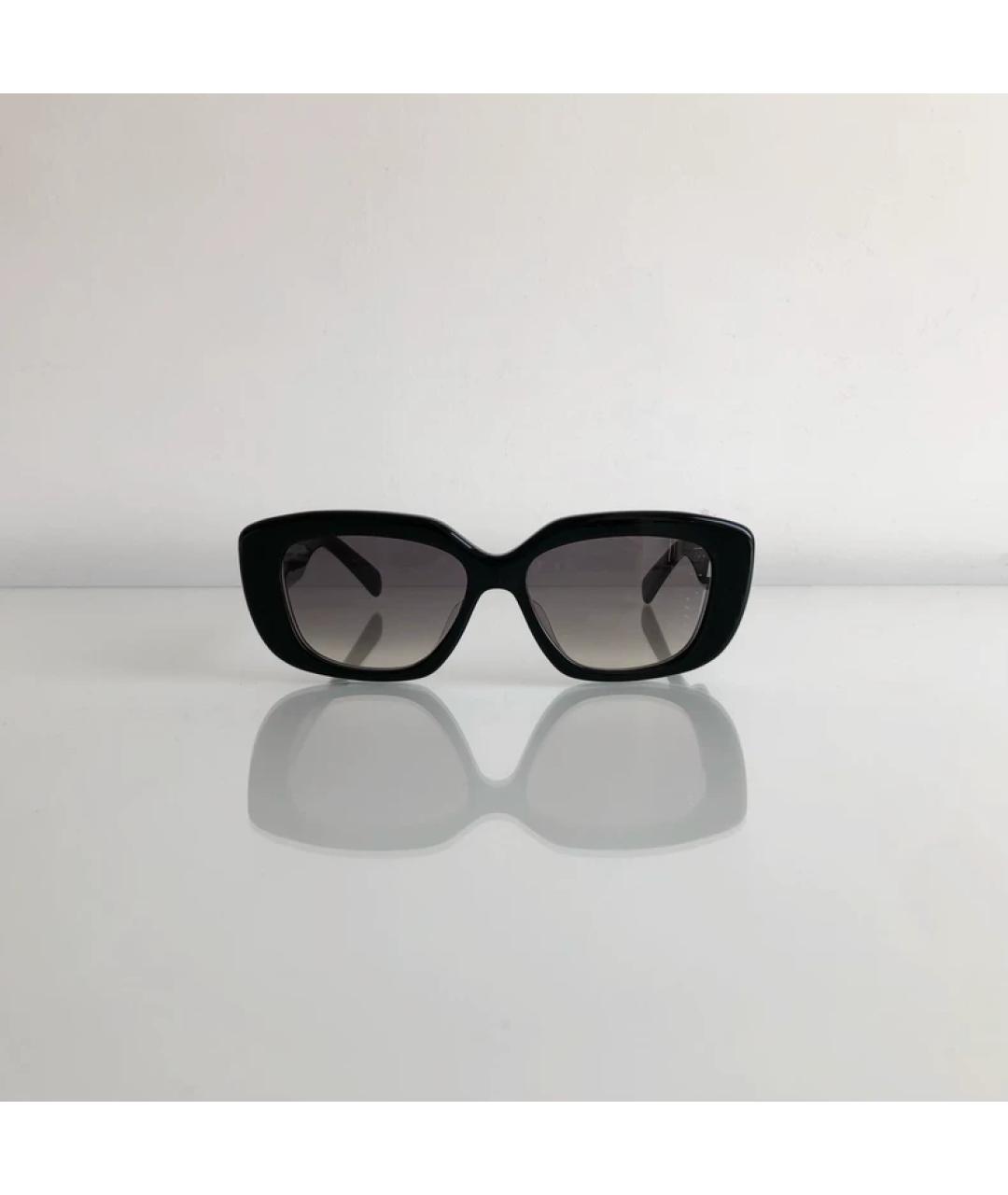 CELINE Черные пластиковые солнцезащитные очки, фото 6