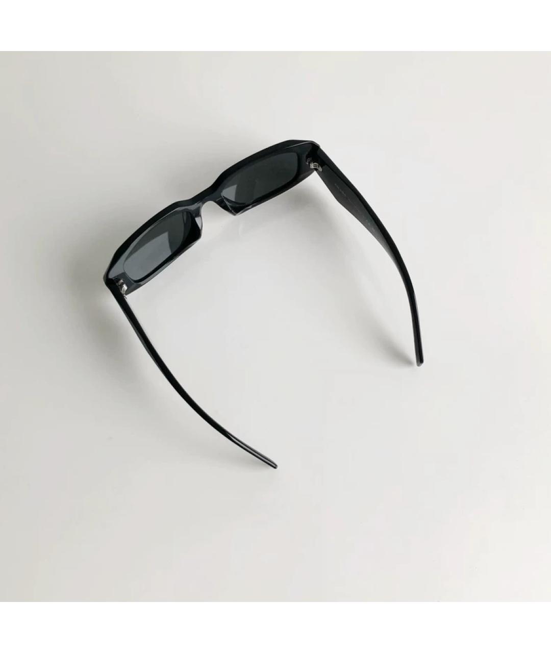 PRADA Черные пластиковые солнцезащитные очки, фото 4