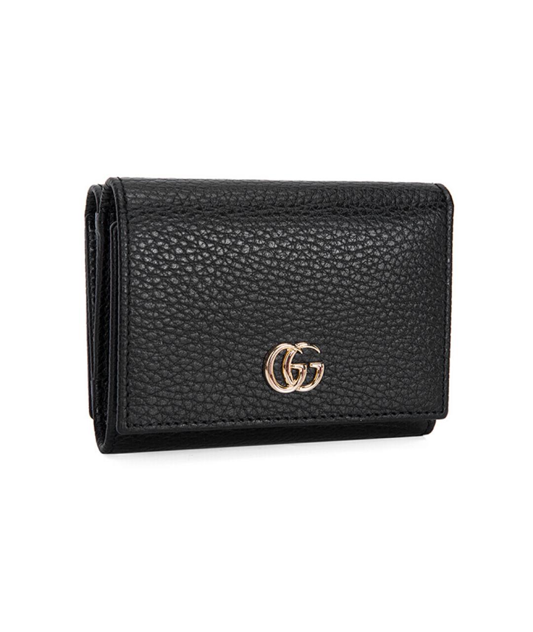 GUCCI Черный кожаный кошелек, фото 3