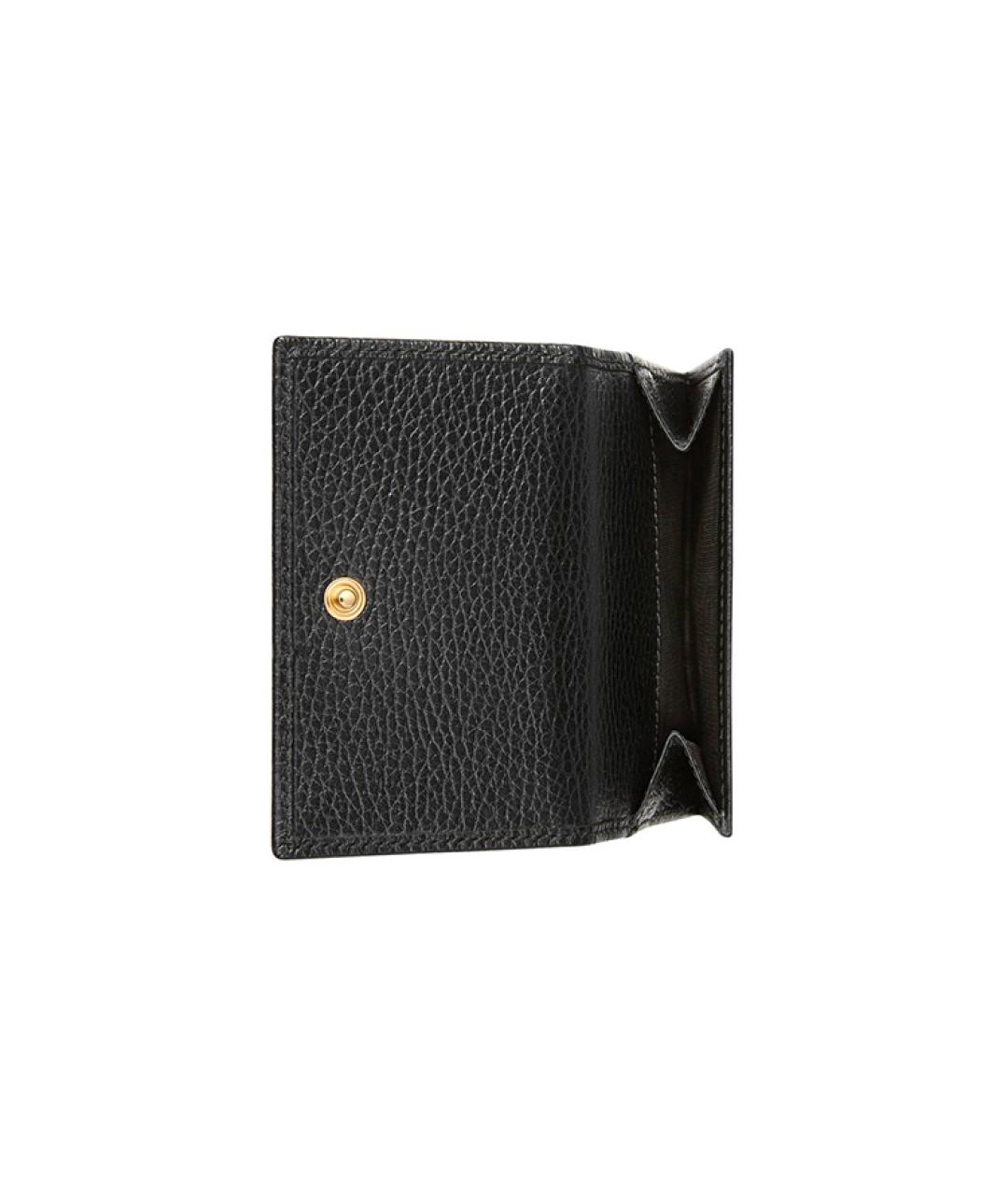 GUCCI Черный кожаный кошелек, фото 5