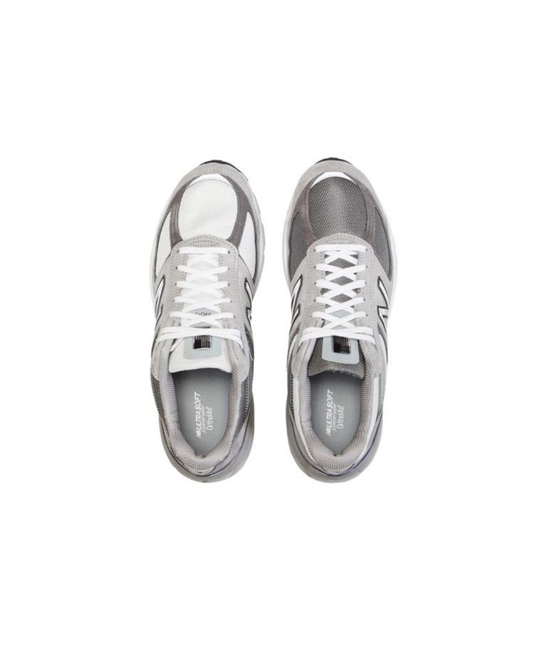 NEW BALANCE Серые низкие кроссовки / кеды, фото 3