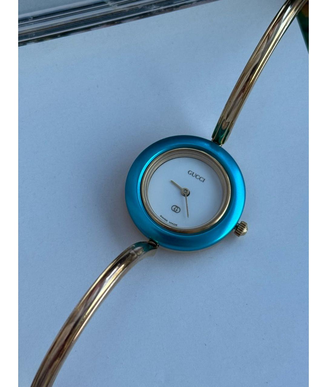 GUCCI Золотые позолоченные часы, фото 6