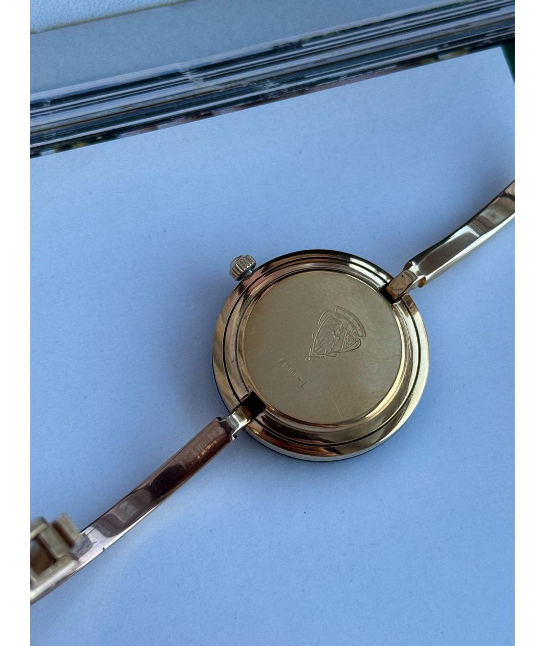 GUCCI Золотые позолоченные часы, фото 7