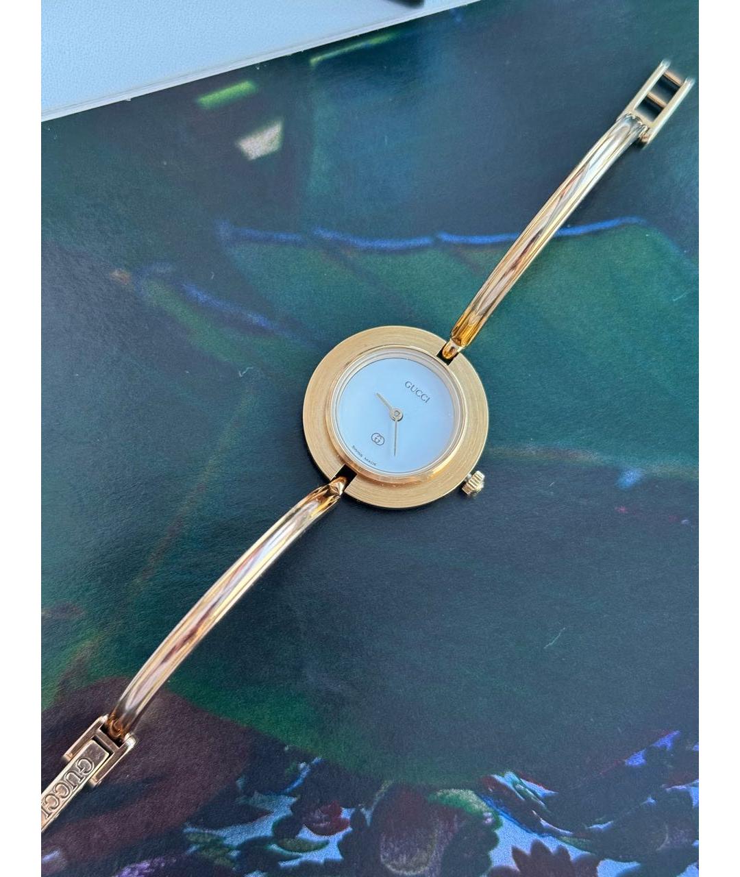 GUCCI Золотые позолоченные часы, фото 9