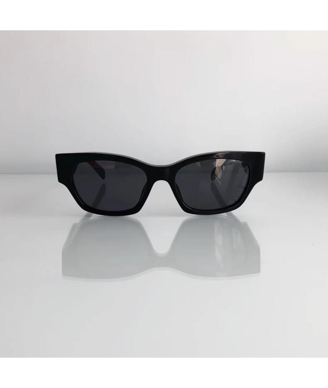 CELINE Черные пластиковые солнцезащитные очки, фото 4