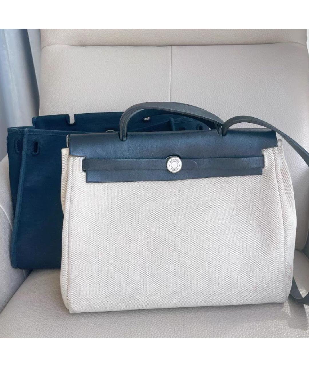 HERMES Тканевая сумка через плечо, фото 4