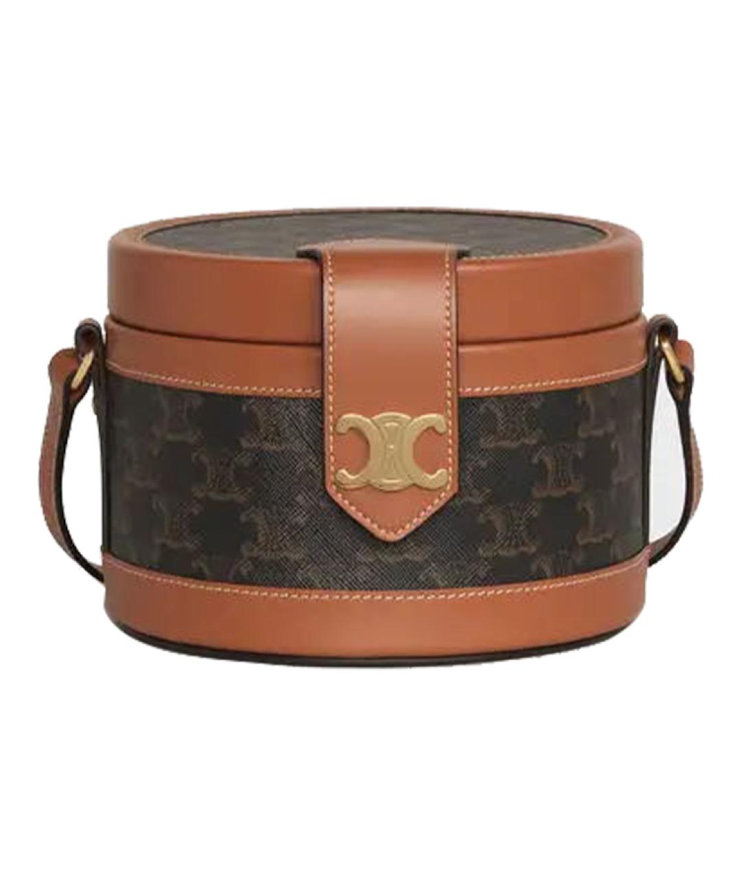 CELINE Коричневая сумка через плечо, фото 1