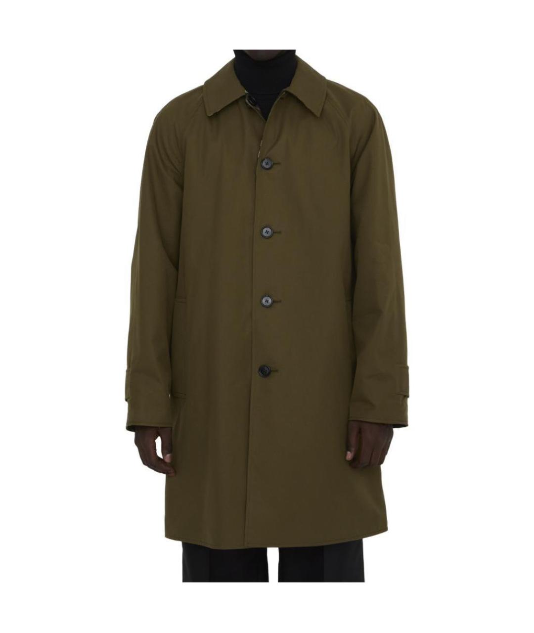 BURBERRY Зеленый тренч / плащ, фото 1